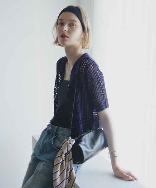 Aunt Marie's(アントマリーズ)の「ベーシックヘアターバン(ヘアバンド・レディース・ブラック/アイボリー/ネイビー/グレー・FREE)」の7枚目の写真