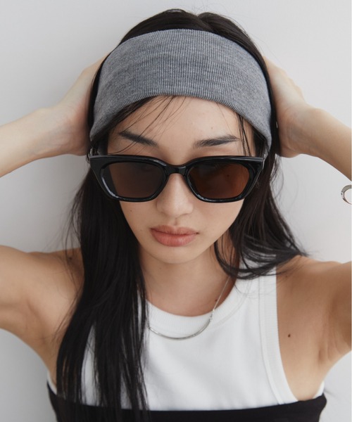 Aunt Marie's(アントマリーズ)の「ベーシックヘアターバン(ヘアバンド・レディース・ブラック/アイボリー/ネイビー/グレー・FREE)」の21枚目の写真