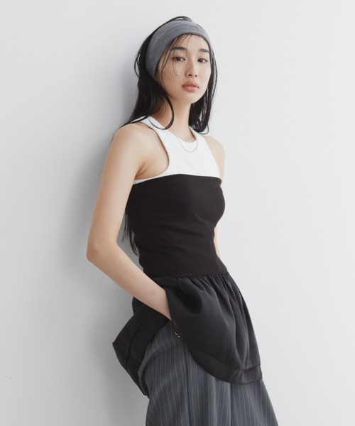 Aunt Marie's(アントマリーズ)の「ベーシックヘアターバン(ヘアバンド・レディース・ブラック/アイボリー/ネイビー/グレー・FREE)」の18枚目の写真