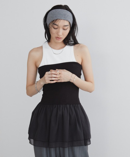 Aunt Marie's(アントマリーズ)の「ベーシックヘアターバン(ヘアバンド・レディース・ブラック/アイボリー/ネイビー/グレー・FREE)」の17枚目の写真