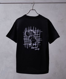 Tom and Jerry サテンアップリケTシャツ