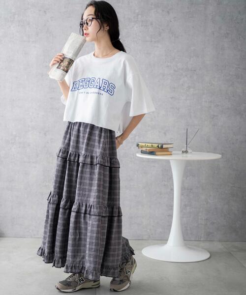 WEGO（ウィゴー）の「WEGO/グラフィックショートT（Tシャツ/カットソー・レディース・ホワイト/その他1/オフホワイト/グリーン・MEDIUM/SMALL）」の15枚目の写真