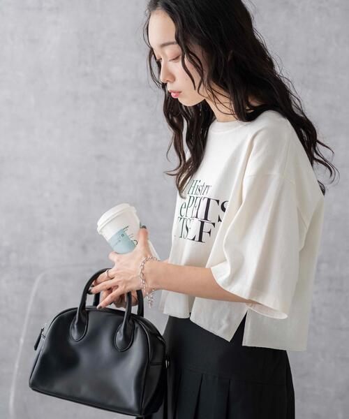 WEGO（ウィゴー）の「WEGO/グラフィックショートT（Tシャツ/カットソー・レディース・ホワイト/その他1/オフホワイト/グリーン・MEDIUM/SMALL）」の17枚目の写真