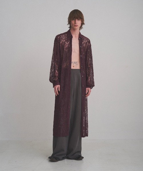 Juha（ユハ）の「CODE LACE LONG SHIRT COAT（シャツ/ブラウス）」 - WEAR