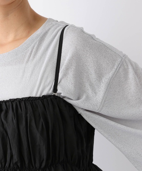 LEPSIM（レプシィム）の「2WAYキャミブラウス　109949（シャツ/ブラウス・レディース・ブラウン/ブラック・FREE）」の12枚目の写真