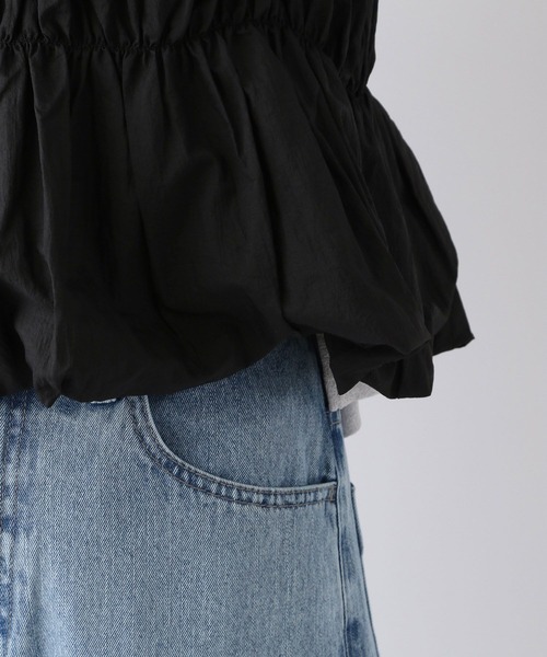 LEPSIM（レプシィム）の「2WAYキャミブラウス　109949（シャツ/ブラウス・レディース・ブラウン/ブラック・FREE）」の13枚目の写真