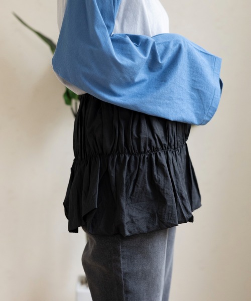 LEPSIM（レプシィム）の「2WAYキャミブラウス　109949（シャツ/ブラウス・レディース・ブラウン/ブラック・FREE）」の18枚目の写真