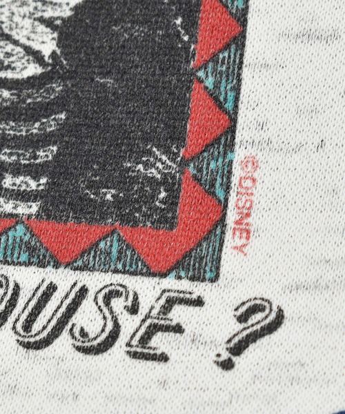 OLDMICKEY （オールドミッキー）の「【ヴィンテージ古着】90's GEAR/ギア Mickey ミッキー プリント スウェット（スウェット・メンズ・グレー・X-LARGE）」の8枚目の写真