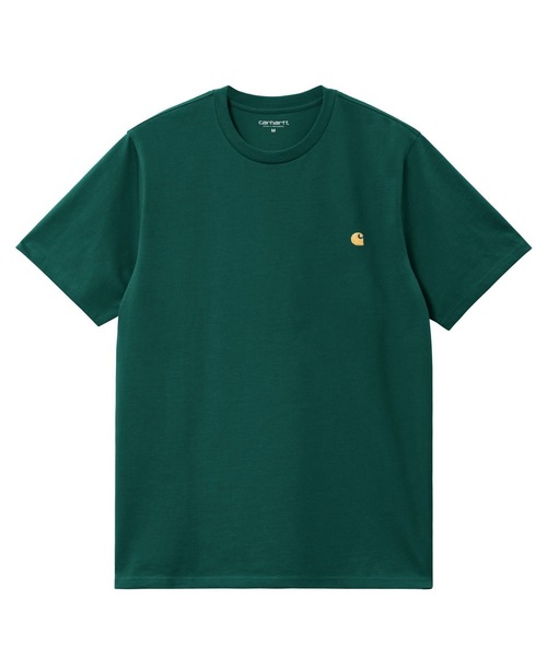Carhartt WIP(カーハートダブリューアイピー)の「【Carhartt WIP】S/S CHASE T-SHIRT(Tシャツ/カットソー・メンズ・ブラック/グリーン/ホワイト/グレー/ネイビー・M/L/XL/S)」の4枚目の写真