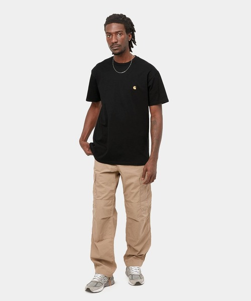 Carhartt WIP(カーハートダブリューアイピー)の「【Carhartt WIP】S/S CHASE T-SHIRT(Tシャツ/カットソー・メンズ・ブラック/グリーン/ホワイト/グレー/ネイビー・M/L/XL/S)」の8枚目の写真