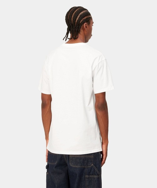 Carhartt WIP(カーハートダブリューアイピー)の「【Carhartt WIP】S/S CHASE T-SHIRT(Tシャツ/カットソー・メンズ・ブラック/グリーン/ホワイト/グレー/ネイビー・M/L/XL/S)」の13枚目の写真