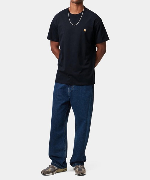 Carhartt WIP(カーハートダブリューアイピー)の「【Carhartt WIP】S/S CHASE T-SHIRT(Tシャツ/カットソー・メンズ・ブラック/グリーン/ホワイト/グレー/ネイビー・M/L/XL/S)」の12枚目の写真