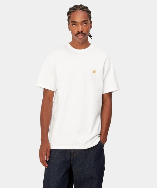 Carhartt WIP(カーハートダブリューアイピー)の「【Carhartt WIP】S/S CHASE T-SHIRT(Tシャツ/カットソー・メンズ・ブラック/グリーン/ホワイト/グレー/ネイビー・M/L/XL/S)」の15枚目の写真