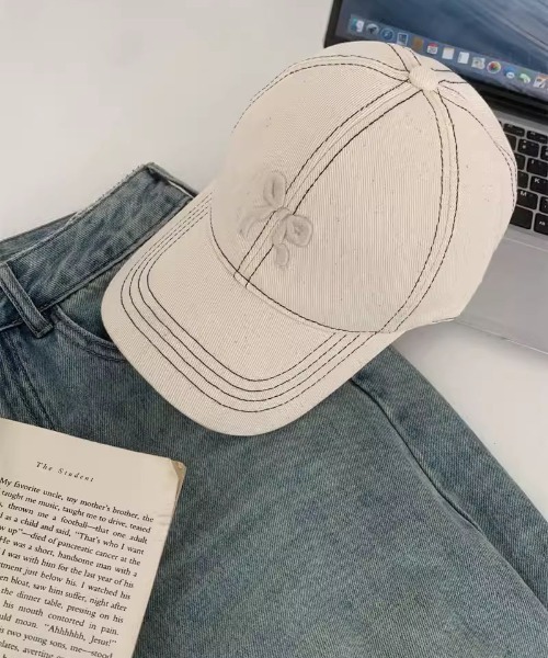 LAC-VERT（ラック・ヴェール）の「リボン刺繍キャップ（キャップ・レディース・ホワイト/ピンク/ネイビー/ライトブルー/その他3/その他2/その他1・FREE）」の11枚目の写真