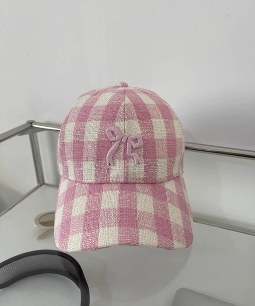 LAC-VERT（ラック・ヴェール）の「リボン刺繍キャップ（キャップ・レディース・ホワイト/ピンク/ネイビー/ライトブルー/その他3/その他2/その他1・FREE）」の13枚目の写真