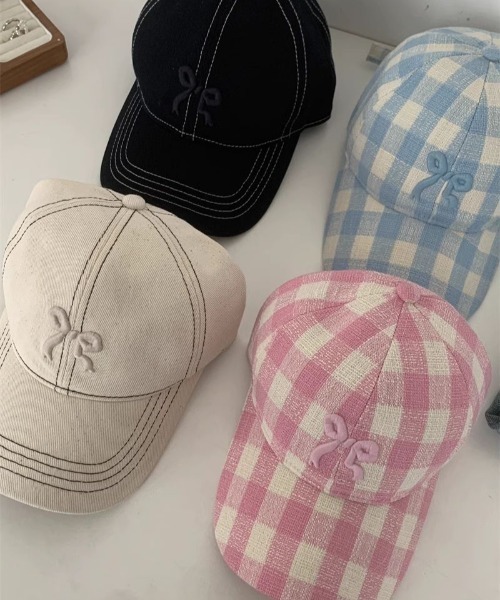 LAC-VERT（ラック・ヴェール）の「リボン刺繍キャップ（キャップ・レディース・ホワイト/ピンク/ネイビー/ライトブルー/その他3/その他2/その他1・FREE）」の21枚目の写真