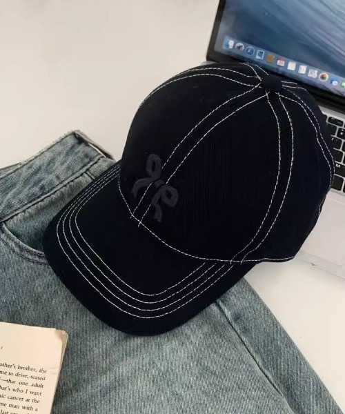 LAC-VERT（ラック・ヴェール）の「リボン刺繍キャップ（キャップ・レディース・ホワイト/ピンク/ネイビー/ライトブルー/その他3/その他2/その他1・FREE）」の16枚目の写真