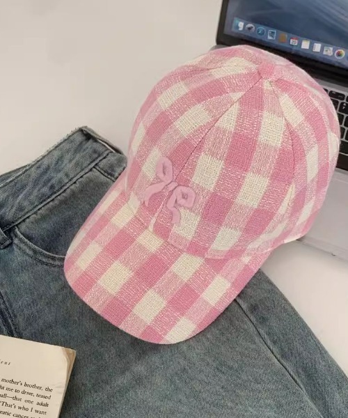 LAC-VERT（ラック・ヴェール）の「リボン刺繍キャップ（キャップ・レディース・ホワイト/ピンク/ネイビー/ライトブルー/その他3/その他2/その他1・FREE）」の17枚目の写真