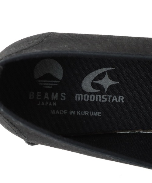 MoonStar(ムーンスター)の「MOONSTAR × BEAMS JAPAN / 別注 サテン うわばき Ver.2.0(スリッポン・メンズ・ブラック/ベージュ・23/24/25)」の10枚目の写真
