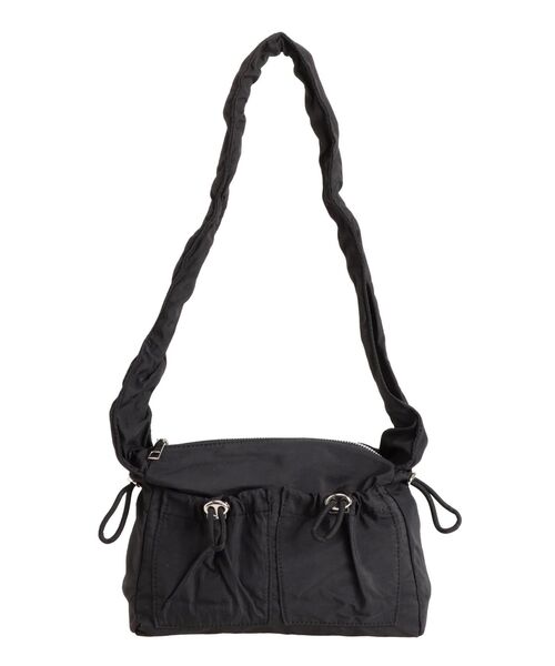 jouetie(ジュエティ)の「2WAYドローコードバッグ(ショルダーバッグ・レディース・ブラック/アイボリー・FREE)」の14枚目の写真