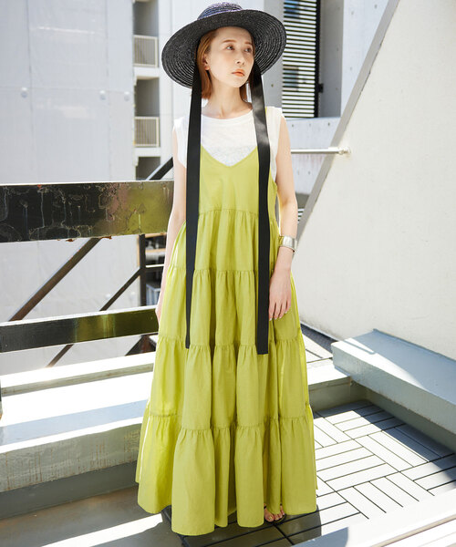 SLOBE IENA - IENA SLOBE ノースリーブ 追加》スラブ天竺ノースリーブTEE（Tシャツ／カットソー