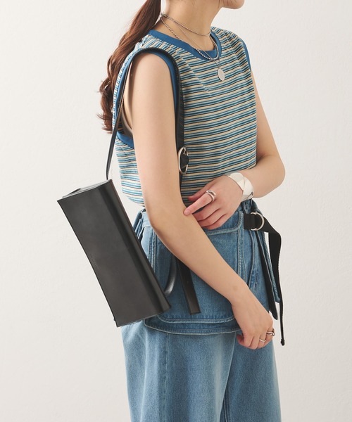 【aeae】★ストライプボタンタンクトップ★ AEAE】ストライプ ボタン タンクトップ [BEIGE] ☆大人気