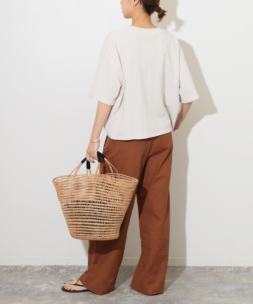 JOURNAL STANDARD relume（ジャーナルスタンダード　レリューム）の「【TARANGO/タランゴ】BIGカゴBAG（かごバッグ・レディース・ブラウン・FREE）」の3枚目の写真