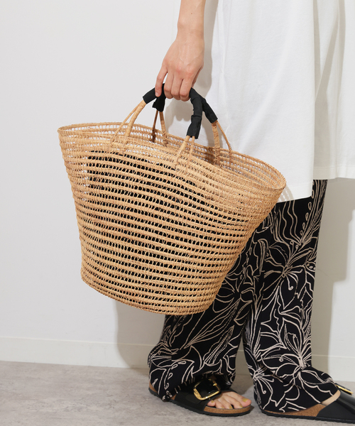 JOURNAL STANDARD relume（ジャーナルスタンダード　レリューム）の「【TARANGO/タランゴ】BIGカゴBAG（かごバッグ・レディース・ブラウン・FREE）」の7枚目の写真