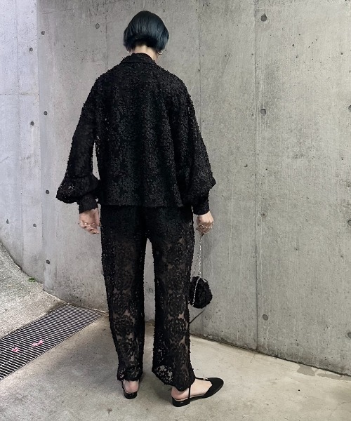 PERNA(ペルナ)の「フラワーレースミニバッグ(ショルダーバッグ・レディース・ホワイト/ブラック・FREE)」の17枚目の写真