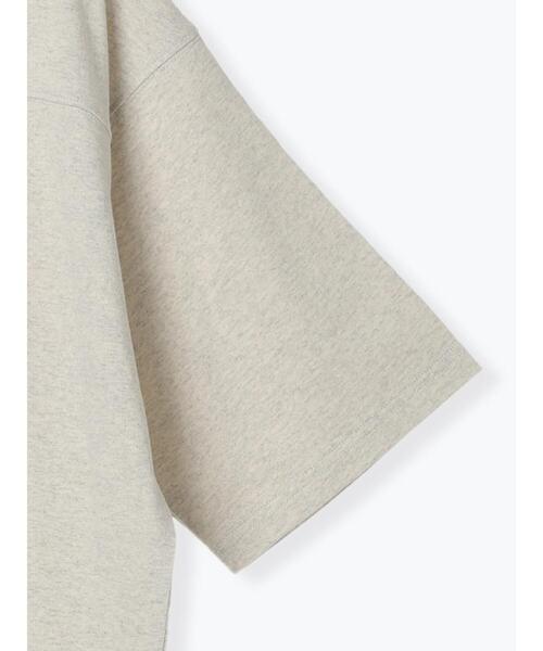 Samansa Mos2（サマンサ モスモス）の「【抗菌防臭】遊びたくなるカジュアルロゴT（Tシャツ/カットソー・レディース・オフホワイト/チャコールグレー/シルバーグレー・F）」の12枚目の写真