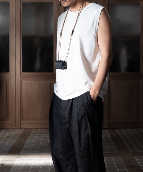 WALK IN CLOSET（ウォークインクローゼット）の「【 SENTI 】3022 MINI LEATHER CASE NECKSTRAP（ショルダーバッグ・メンズ・ブラック系その他/ブラック・FREE）」の13枚目の写真