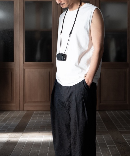 WALK IN CLOSET（ウォークインクローゼット）の「【 SENTI 】3022 MINI LEATHER CASE NECKSTRAP（ショルダーバッグ・メンズ・ブラック系その他/ブラック・FREE）」の14枚目の写真