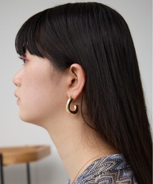 ボリュームフープピアス