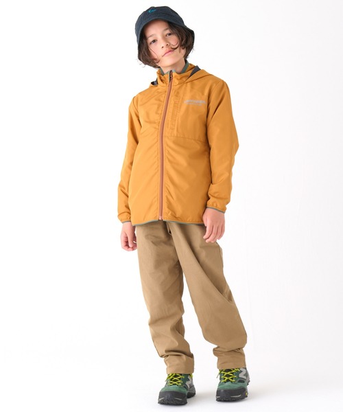 KRIFF MAYER Kid's Collection(クリフメイヤーキッズコレクション)の「【フードがしまえる】おでかけシャカジャケット(ナイロンジャケット・キッズ・チャコール/グレー/グリーン/ネイビー/オレンジ/セージグリーン/ブルー/サックスブルー・150/140/130/120/170/160)」の17枚目の写真