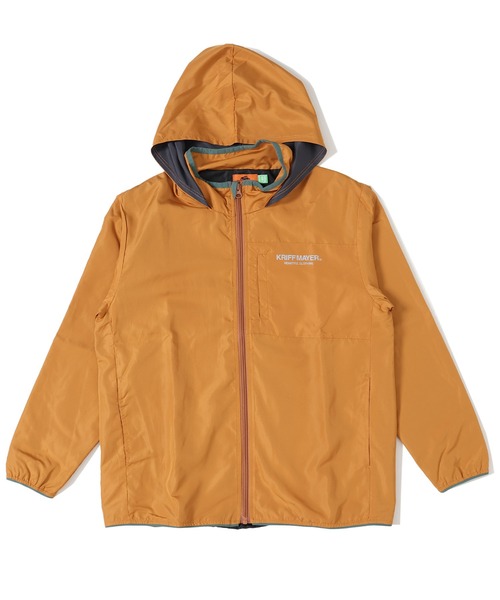 KRIFF MAYER Kid's Collection(クリフメイヤーキッズコレクション)の「【フードがしまえる】おでかけシャカジャケット(ナイロンジャケット・キッズ・チャコール/グレー/グリーン/ネイビー/オレンジ/セージグリーン/ブルー/サックスブルー・150/140/130/120/170/160)」の21枚目の写真