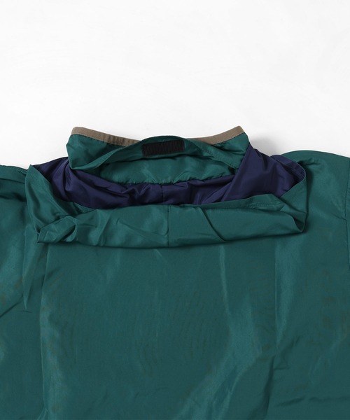 KRIFF MAYER Kid's Collection(クリフメイヤーキッズコレクション)の「【フードがしまえる】おでかけシャカジャケット(ナイロンジャケット・キッズ・チャコール/グレー/グリーン/ネイビー/オレンジ/セージグリーン/ブルー/サックスブルー・150/140/130/120/170/160)」の11枚目の写真