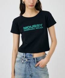 RHINESTONE MOUSSY Tシャツ
