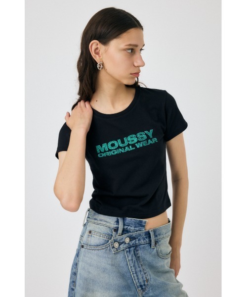 トップス RHINESTONE MOUSSY POJ MOUSSY | RHINESTONE MOUSSY プルオーバー (スウェット