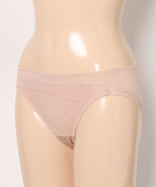 AMOSTYLE BY Triumph(アモスタイルバイトリンプ)の「レギュラーショーツ デイジーガーデン AMST1477 Hikini JX(ショーツ・レディース・グリーン/ベージュ/グレー・M/L)」の4枚目の写真