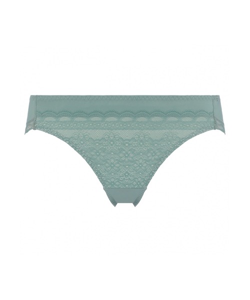 AMOSTYLE BY Triumph(アモスタイルバイトリンプ)の「レギュラーショーツ デイジーガーデン AMST1477 Hikini JX(ショーツ・レディース・グリーン/ベージュ/グレー・M/L)」の3枚目の写真