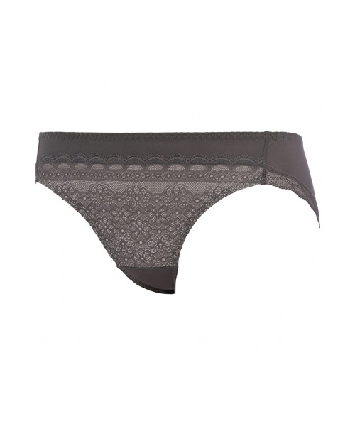 AMOSTYLE BY Triumph(アモスタイルバイトリンプ)の「レギュラーショーツ デイジーガーデン AMST1477 Hikini JX(ショーツ・レディース・グリーン/ベージュ/グレー・M/L)」の8枚目の写真