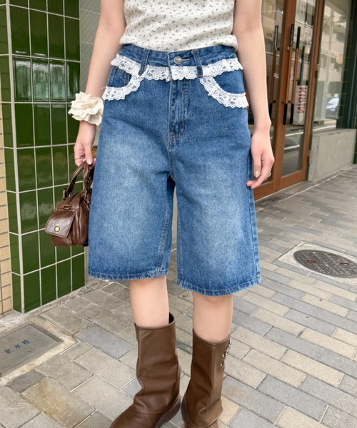 SOOR PLOOM デニムパンツ SOLAMONAT｜5Pカーブジーンズ デニムパンツ b1047 - SOLAMONAT