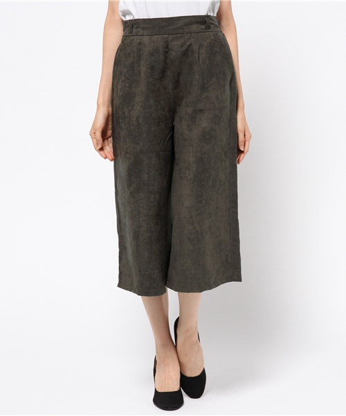 VENCEEXCHANGE（ヴァンスエクスチェンジ）の「サンディングガウチョパンツ   （その他パンツ・レディース・ブラック/ライトブラウン/ダークグリーン・MEDIUM/SMALL）」の3枚目の写真