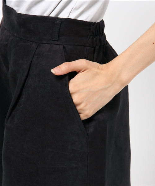 VENCEEXCHANGE（ヴァンスエクスチェンジ）の「サンディングガウチョパンツ   （その他パンツ・レディース・ブラック/ライトブラウン/ダークグリーン・MEDIUM/SMALL）」の9枚目の写真