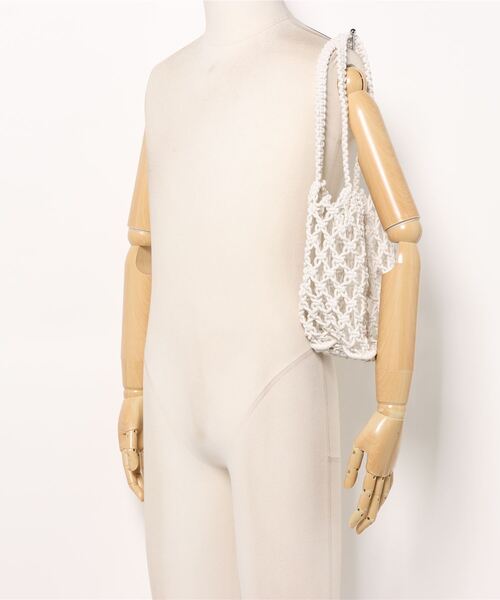 3.3 Field Trip （3.3フィールドトリップ）の「3.3 Field Trip／ネットトートバック（トートバッグ・レディース・グリーン/アイボリー・FREE）」の20枚目の写真