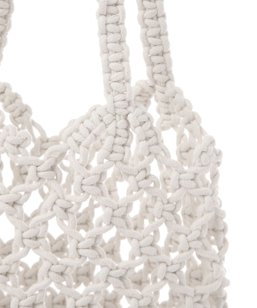 3.3 Field Trip （3.3フィールドトリップ）の「3.3 Field Trip／ネットトートバック（トートバッグ・レディース・グリーン/アイボリー・FREE）」の6枚目の写真