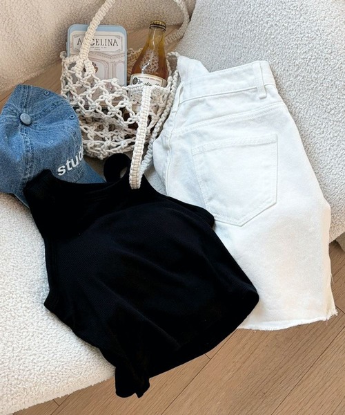 3.3 Field Trip （3.3フィールドトリップ）の「3.3 Field Trip／ネットトートバック（トートバッグ・レディース・グリーン/アイボリー・FREE）」の8枚目の写真