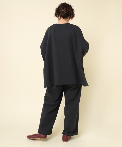 RNA-N(アールエヌエーエヌ)の「M2291 プレーティングBIGプルオーバー(Tシャツ/カットソー・レディース・ホワイト系その他/ブラック系その他/グレイッシュブルー・MEDIUM)」の20枚目の写真