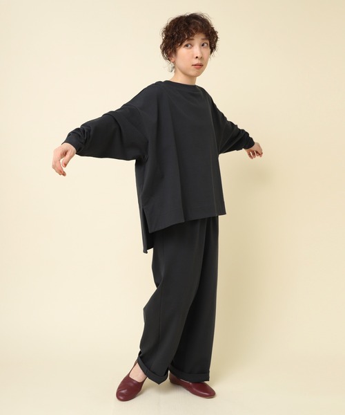 RNA-N(アールエヌエーエヌ)の「M2291 プレーティングBIGプルオーバー(Tシャツ/カットソー・レディース・ホワイト系その他/ブラック系その他/グレイッシュブルー・MEDIUM)」の19枚目の写真