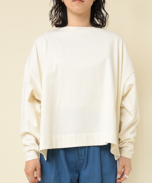 RNA-N(アールエヌエーエヌ)の「M2291 プレーティングBIGプルオーバー(Tシャツ/カットソー・レディース・ホワイト系その他/ブラック系その他/グレイッシュブルー・MEDIUM)」の11枚目の写真